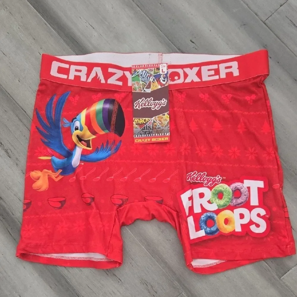 Kellogg's Froot Loops Men's Boxer Briefs - Red